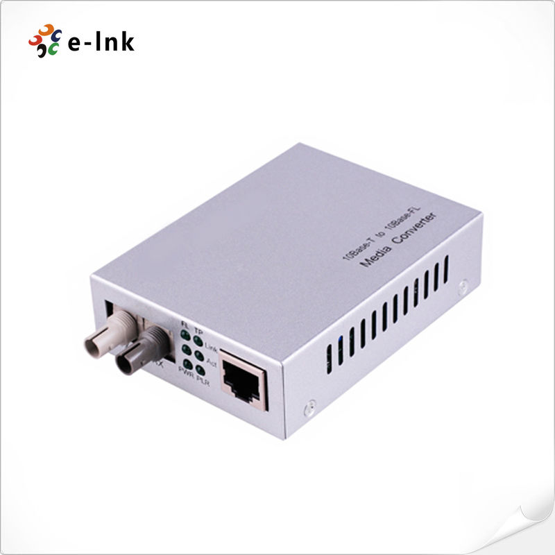 10M Fiber Media Converter 850nm Wavelength 10 Base T To 10 Base FL