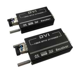 1.4km EDID Manual DVI Video To Fiber Converter Mini 4K X 2K Single Mode 2 Years Warranty