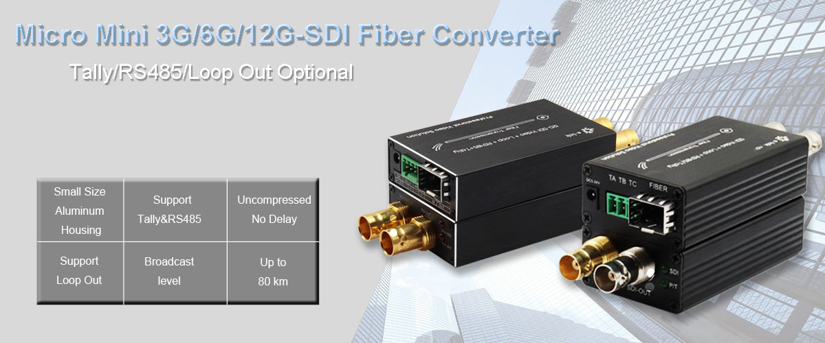 SDI To Fiber Optic Converter