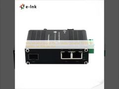 Mini Industrial Gigabit PoE++ Media Converter  10/100/100 IEEE802.3bt 90W per Port