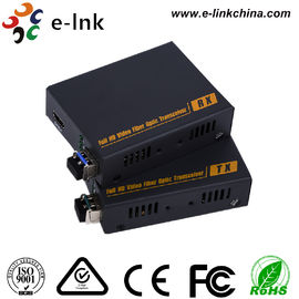 4K x 2K Fiber Optic To Hdmi Extender Converter / Hdmi To Optical Adapter