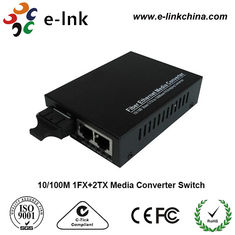 Multi Port Fiber Ethernet Media Converter SC Connector Multimode 2km Distance