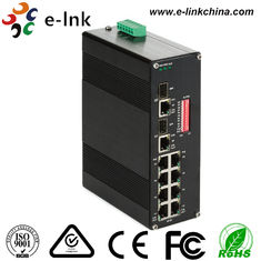Unmanaged Industrial Grade Ethernet POE Switch DIN Rail Mount / Wall Mount