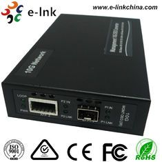 SFP + To XFP Fiber To Ethernet Media Converter Dlink , Fiber To Copper Media Converter