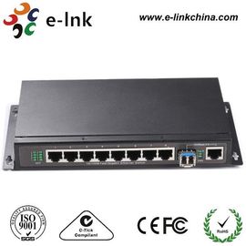 8 Port Managed Gigabit Ethernet Fiber Optic Switch With SFP Combo Uplink