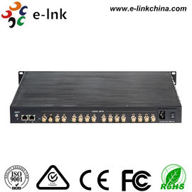 16 Port Ethernet Over Coax Converter , Coaxial Cable To Ethernet Adapter Converter