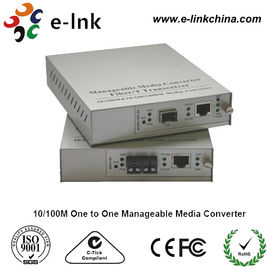 Mc13 / Mc15 Ethernet Media Converter With SFP Fiber Port 85VAC - 265VAC