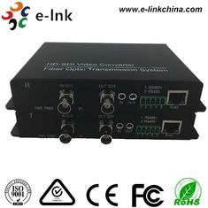 Ethernet  over Fiber Converter SD/HD/3G-SDI + RS485/RS422/RS232 Data + 10/100M