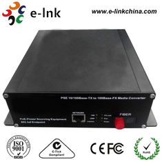 10/100/1000M Ethernet POE Switch , PoE Media Converter with PoE Reset Function