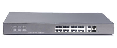 16 ports 10 / 100 / 1000Mbps TP PoE with 2 ports SFP Fiber Ethernet PoE Switch