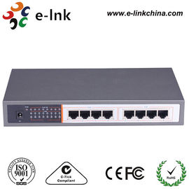 10 / 100 / 1000Mbps 8 ports Ethernet POE Switch , 220VAC Industrial Gigabit Switch IEEE802.3at