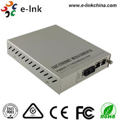 Managed Gigabit Ethernet Fiber Media Converter 2- Port 10 / 100 / 1000Base-T to 1000 Base-X