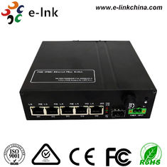 10-18VDC Input Industrial Ethernet POE Switch With 5 Ports Gigabit POE+ 1 SFP Port