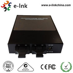 Ring Type Fiber Optic Cable Ethernet Converter 3*10 /100M TP 2*100M FX Dual Fiber Multi Mode SC