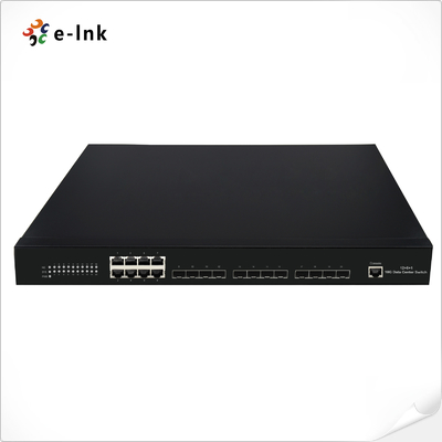 LNK-XS1208 Series 10G Switch 12 SFP+ Ports 8 RJ45 Ports 258Gbps Capacity
