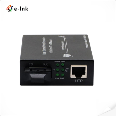 10/100M Fast Ethernet Media Converter with Fiber Support up to 120km