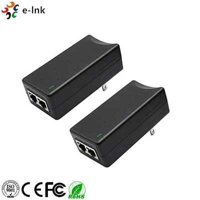 Wall Mount Active PoE Injector IEEE802.3af/at 15.4W/30W Power Output
