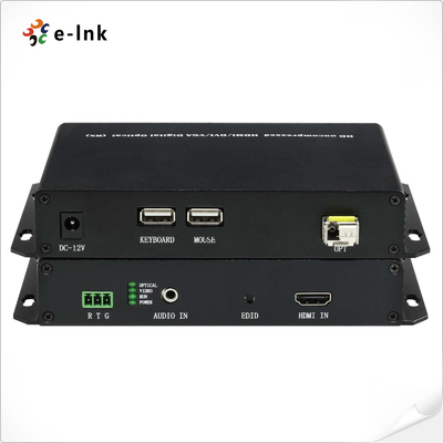 Multi-Channel HDMI Fiber Optic Extender with Audio KVM Up to 60km