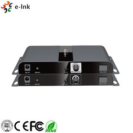 3G / HD-SDI CCTV Fiber Optic Converter Extender Metal Case With IR Remote Control