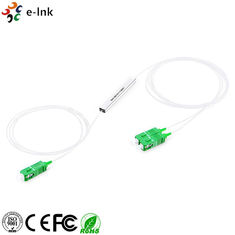 Single Mode Fiber Optic Switch PLC Fiber Splitter Mini Module 900um SC/APC Connector
