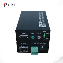1 Channel	Fiber Optic Ethernet Extender Bidirectional Audio RS232 3 Pin Terminal Block