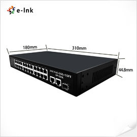 24 Ports Gigabit PoE Switch 10/100/1000Mbps Bandwidth 52Gbps With 2 Uplink 1 SFP