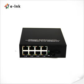 SC Fiber Port Fast Ethernet Switch , Fiber Optic Network Switch 8 Ports 10/100M
