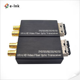 Dual Fiber Connector 20K 24G SDI To Optical Fiber Converter
