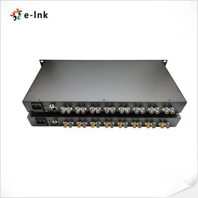 8Ch 3G 1Ch 10G SDI To Fiber Optic Converter 1310nm Rack Mount