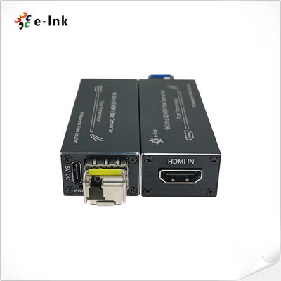 USB C 4K SFP LC 10.3Gbps HDMI Fiber Extender 5VDC HCCP1.2