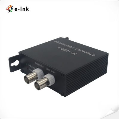 300m Ethernet Over Coax Converter 80Mbps TCP BNC With PoE Function