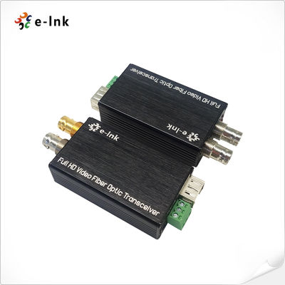 Desktop 1310nm SDI Fiber Optic Converter Single Mode LC Bi Directional
