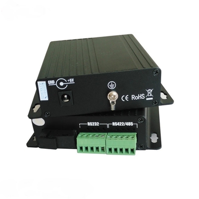 Industrial Serial To Fiber Optic Media Converter Multimode 110 x 104 x 28 mm