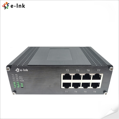 Auto MDI PoE Ethernet Switch DIN Rail IEEE802.3at 30W 10/100BASE-T