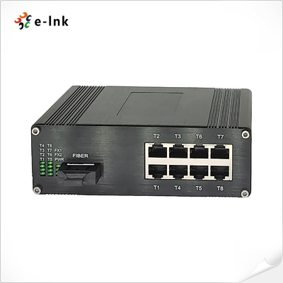 MDIX 5W 58VDC Industrial Ethernet POE Switch 100Base-TX Automatic Resettable