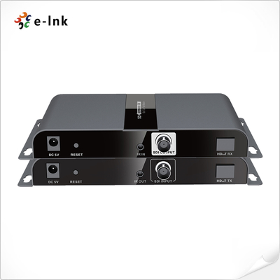 DC5V SDI To Fiber Optic Converter 20km With IR Remote Control