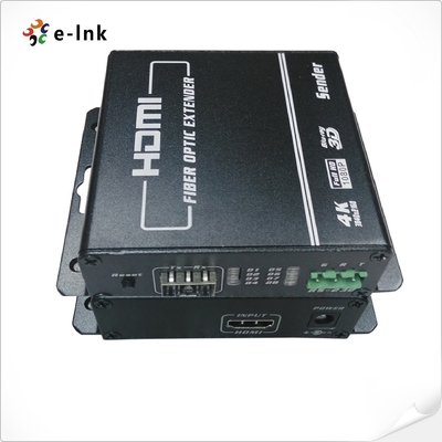 10.2Gbps HDMI To Fiber Converter HDMI 1.4 HDCP 1.2 With EDID 60KM