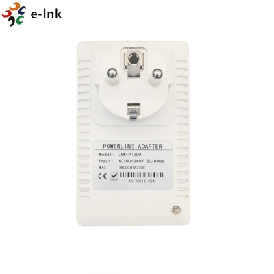 1200M Mini HomePlug AV2 Powerline Ethernet Adapter PLC Network Adapter