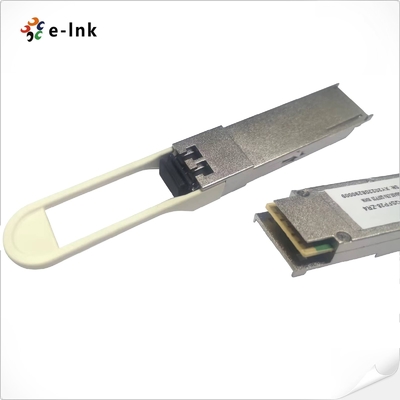 100GBASE-ZR4 Fiber Optical Transceiver QSFP28 1295nm To 1309nm 80KM Duplex LC