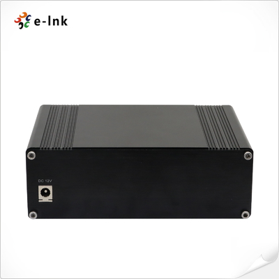 Industrial Serial To Fiber Optic Media Converter 4 Channel RS422 FC Port