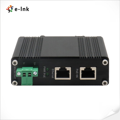 36VDC Output Power Over Ethernet Splitter 10 100 1000Mbps 802.3at Industrial PoE Splitter