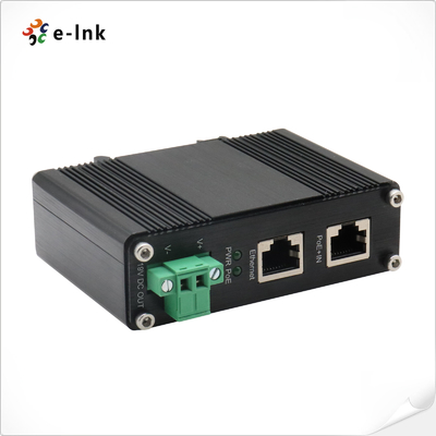 20W 19VDC Output Power Over Ethernet Splitter IEEE 802.3 Af / At 100m Distance