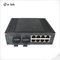 Din Rail Ethernet POE Switch 8 Ports 10 100Base-T 2 Ports 100BASE-FX Fiber Ethernet Switch