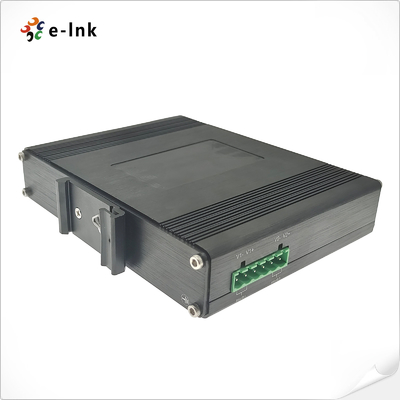 Industrial Din Rail Ethernet Switch 4 Port 10 100Base-T 2 Port 100BASE-FX Fiber