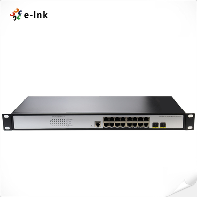 Enterprise Layer 2 Managed Switch 16 Port Gigabit 802.3at PoE To 2 Port 100/1000X SFP