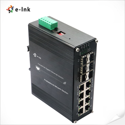 Managed Layer 2+ Ethernet Switch 8 Port 802.3at PoE 4 Port 1G SFP 2 Port 10G SFP+