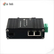Mini Industrial 1-Port 100/1000X SFP to 2-Port 10/100/1000T 30W PoE+ Media Converter