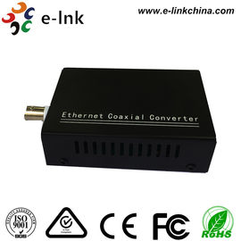 10 / 100M IP Camera Ethernet Over Coax Converter , Coax To Ethernet Media Converter