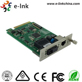 Centralized Manageable Ethernet Fiber Media Converter , 16 Slots Fiber Optic Media Converter