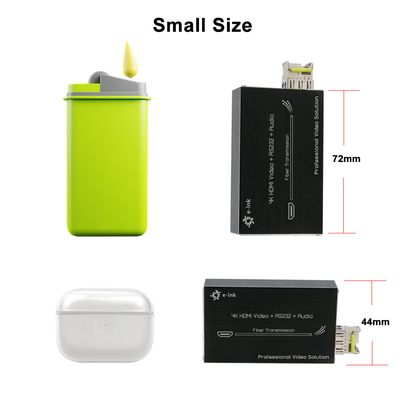 Wholesale 4K HDMI Fiber Converter With RS232 External Audio DDC HPDT Signal Support
